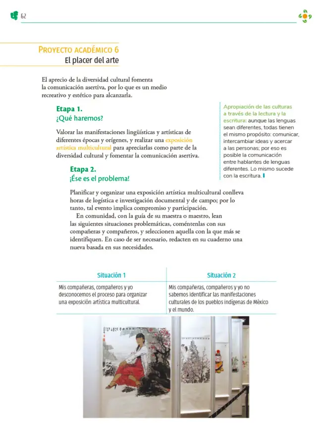 Página 63 de Colección Sk´asolil. Nuestro libro de Proyectos. Tomo I. Libro de Educación Telesecundaria Grado 2° Ciclo Escolar 2025 - 2026