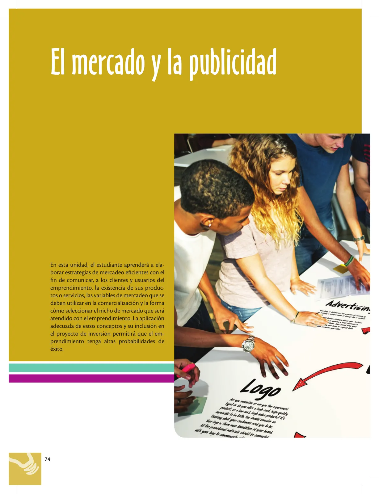 Página 74 de Emprendimiento Y Gestion · 3ro BGU · 2019
