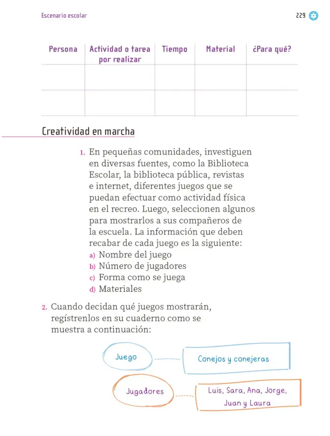 Página 230 de Proyectos Escolares. Libro de Educación Primaria Grado 1° Ciclo Escolar 2025 - 2026