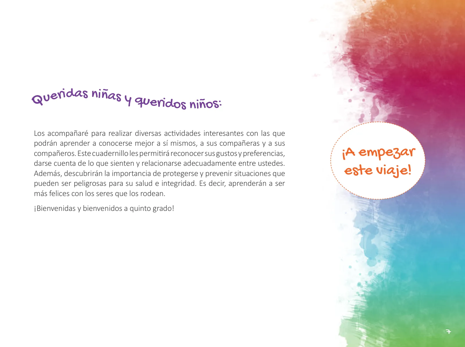 Miniatura página 9 de Cuadernillo de Tutoría 5 : quinto grado de Educación Primaria · 2021