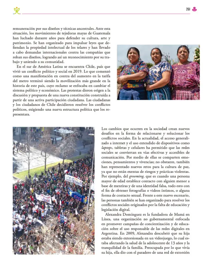 Página 262 de Colección Sk´asolil. Ética, naturaleza y sociedades. Libro de Educación Secundaria Grado 2° Ciclo Escolar 2025 - 2026