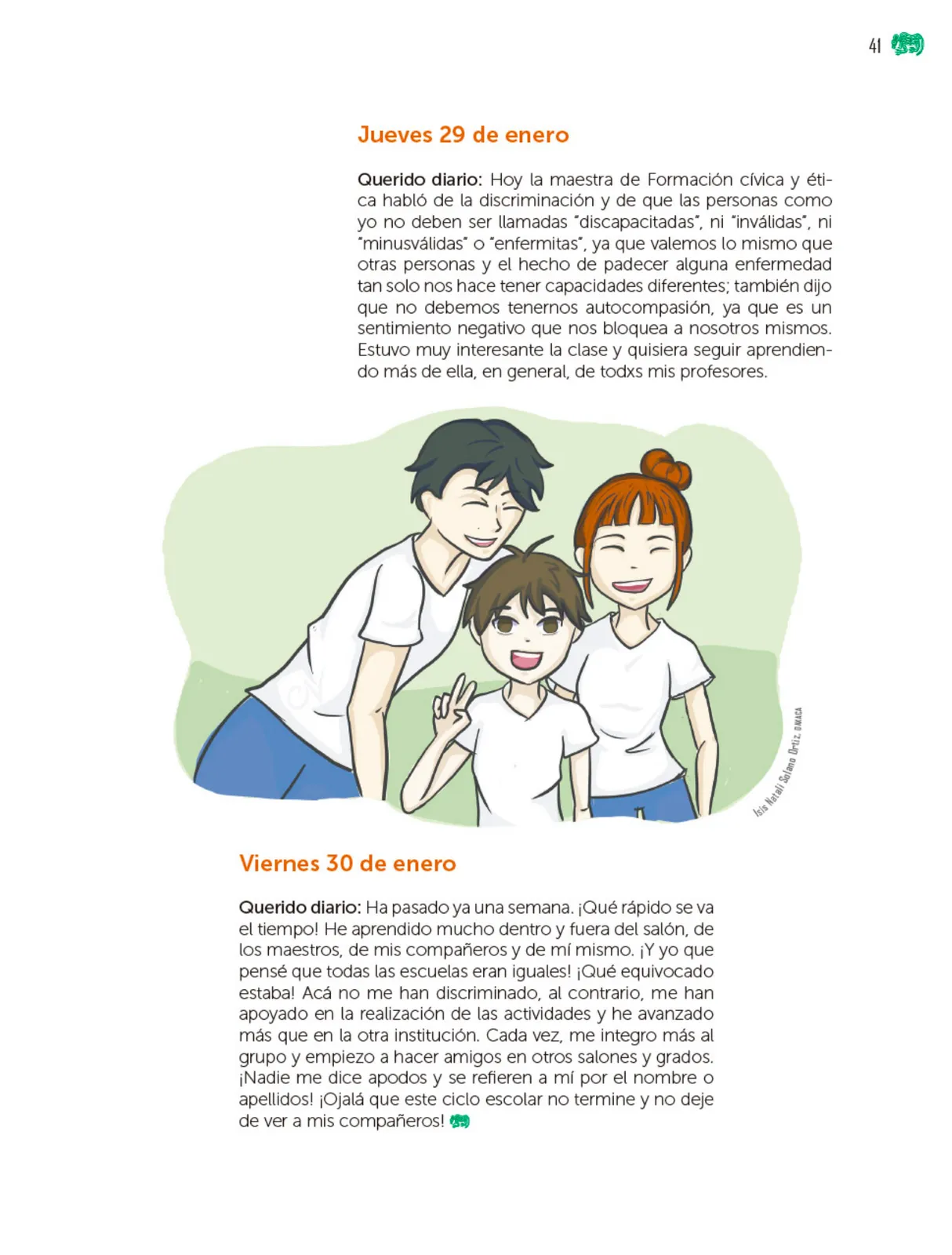 Miniatura página 42 de Colección Nanahuatzin. Múltiples lenguajes.  Libro de Educación Telesecundaria Grado 3°  Ciclo Escolar 2025 - 2026