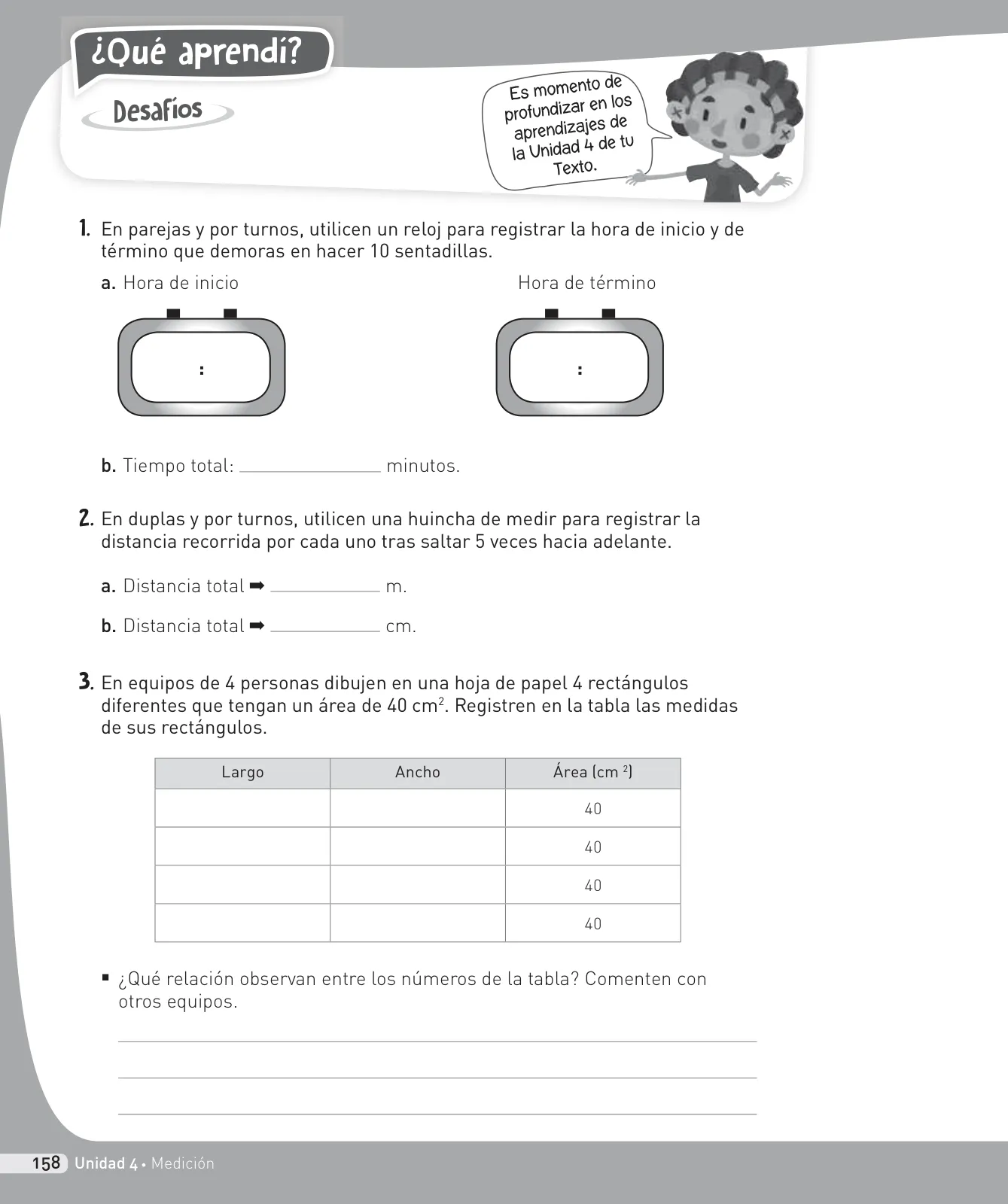 Miniatura página 159 de Matemática – Cuarto Básico | Texto del Estudiante MINEDUC – Descargar PDF · 2024