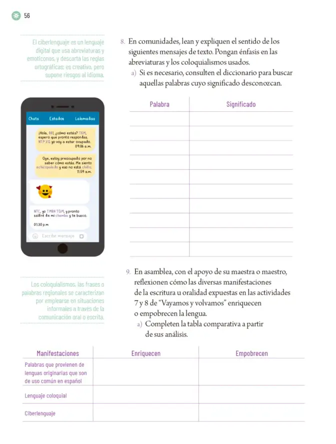 Página 59 de Proyectos Escolares. Libro de Educación Primaria Grado 6° Ciclo Escolar 2025 - 2026