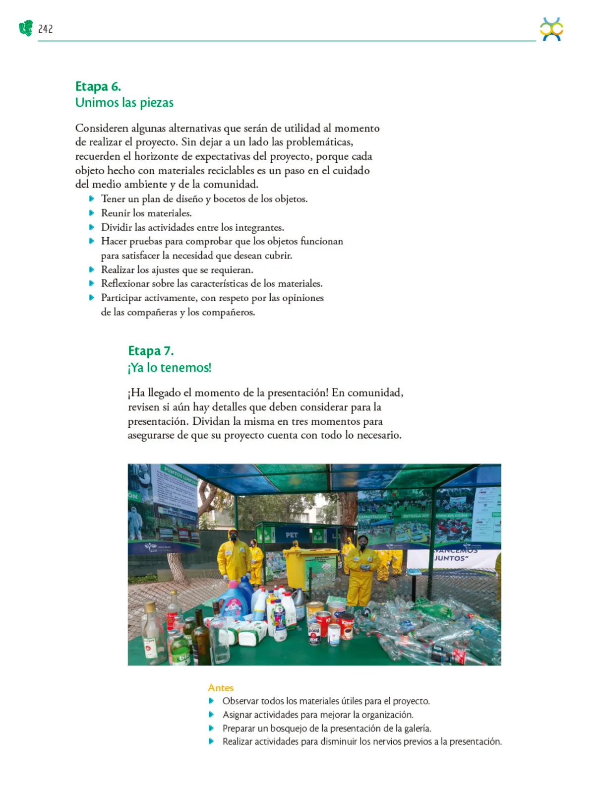 Miniatura página 243 de Colección Sk´asolil. Nuestro libro de Proyectos.  Tomo III.  Libro de Educación Telesecundaria Grado 2°  Ciclo Escolar 2025 - 2026