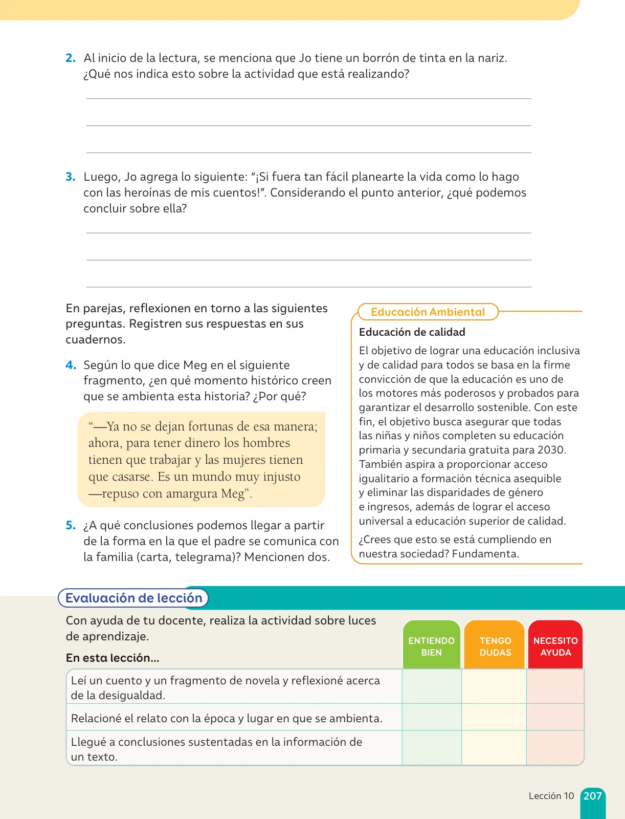 Página 209 de Lenguaje y Comunicación – Sexto Básico | Texto del Estudiante MINEDUC – Descargar PDF · 2024