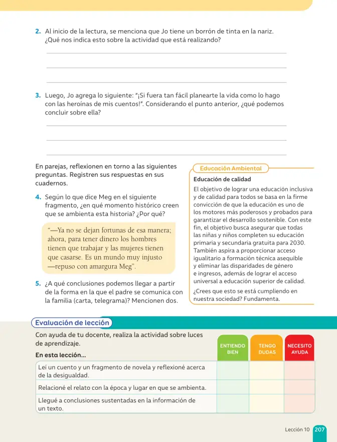 Página 209 de Lenguaje y Comunicación – Sexto Básico | Texto del Estudiante MINEDUC – Descargar PDF · 2024