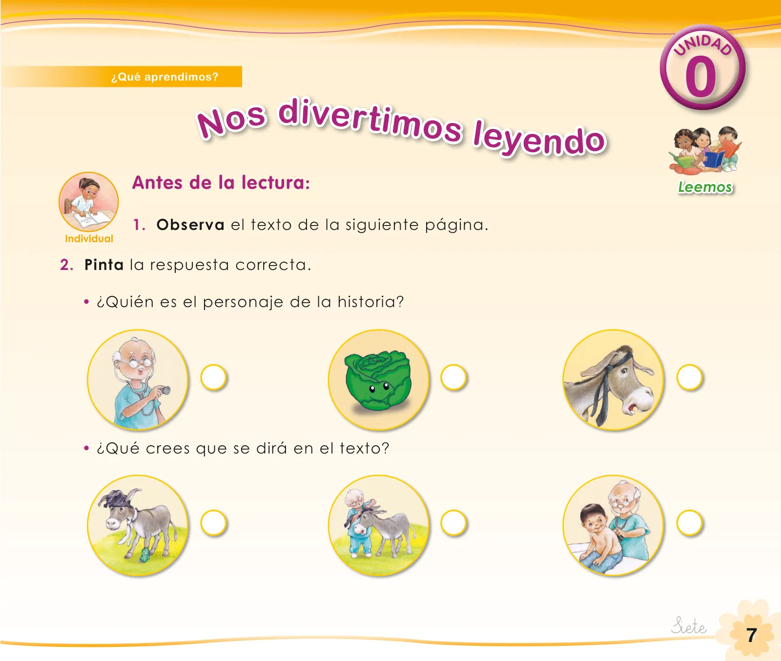 Página 9 de Comunicación 1 : cuaderno de trabajo para primer grado de Educación Primaria 2019 · 2019