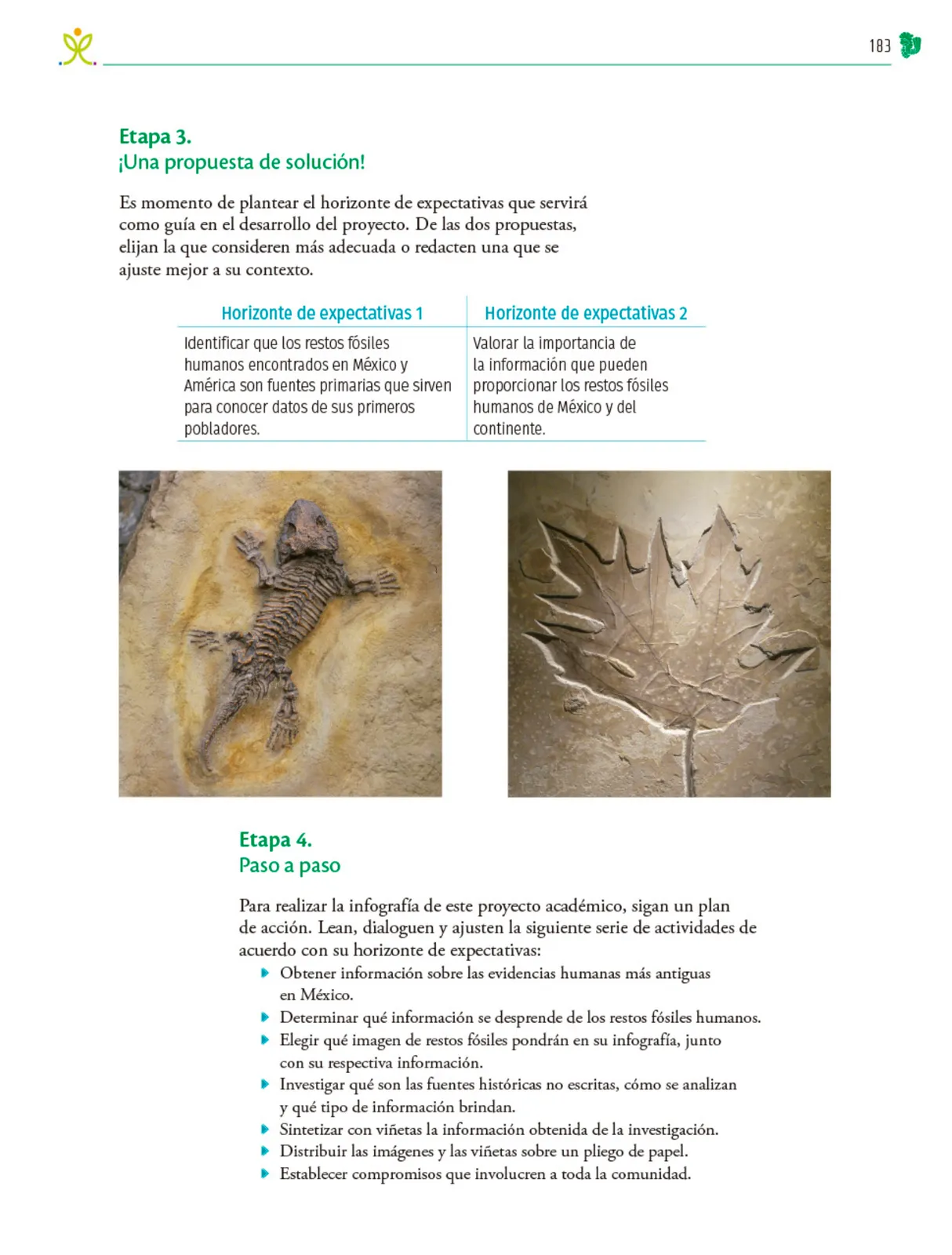 Página 184 de Colección Ximhai. Nuestro libro de Proyectos. Tomo II. Libro de Educación Telesecundaria Grado 1° Ciclo Escolar 2025 - 2026