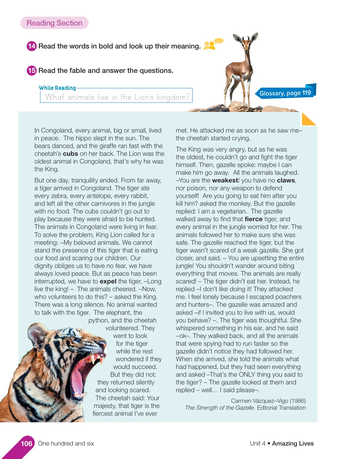 Miniatura página 108 de Inglés – Sexto Básico | Student’s Book MINEDUC – Descargar PDF · 2024