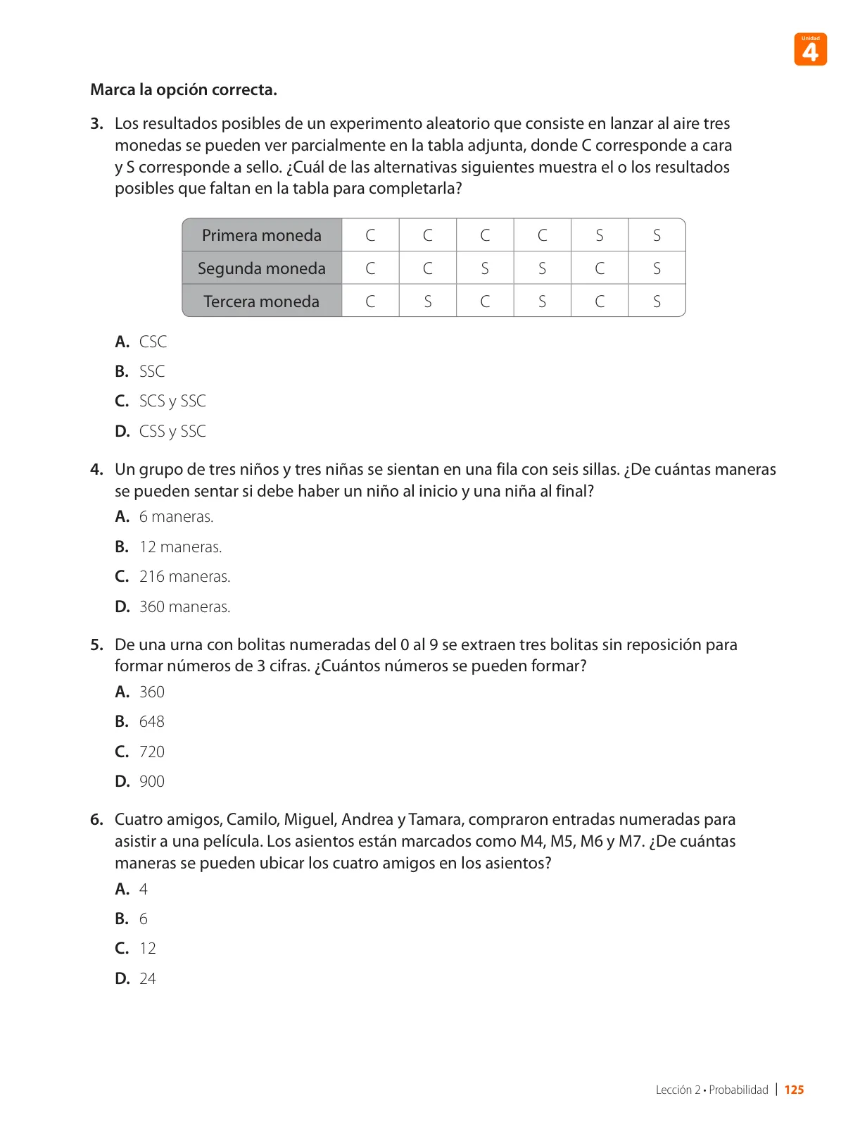 Página 127 de Matemática – Octavo Básico | Texto del Estudiante MINEDUC – Descargar PDF · 2024