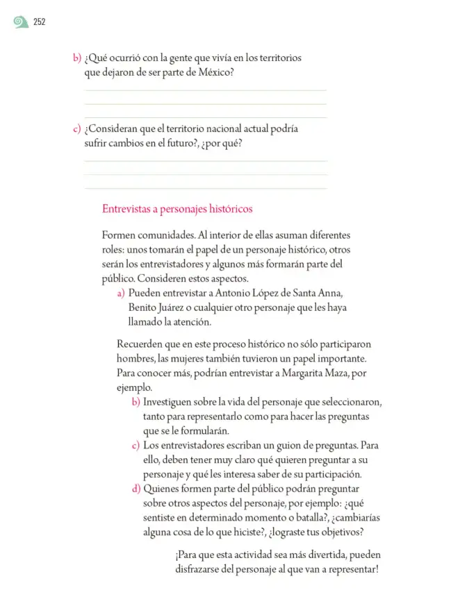 Página 255 de Proyectos de Aula. Libro de Educación Primaria Grado 5° Ciclo Escolar 2025 - 2026