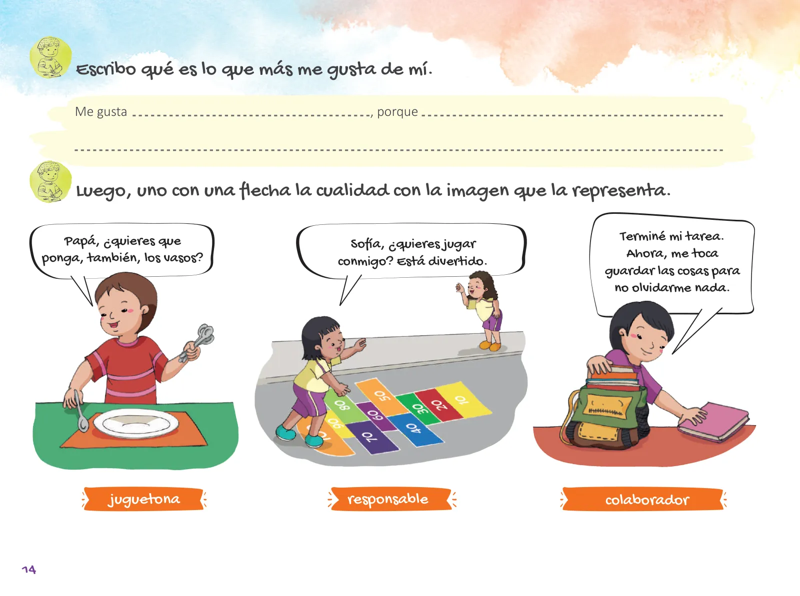 Miniatura página 16 de Cuadernillo de Tutoría Segundo Grado Educación Primaria 2019 · 2019