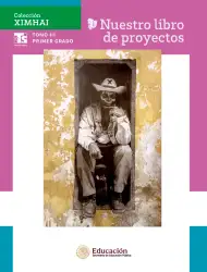 Página de Colección Ximhai. Nuestro libro de Proyectos.  Tomo III.  Libro de Educación Telesecundaria Grado 1°  Ciclo Escolar 2025 - 2026