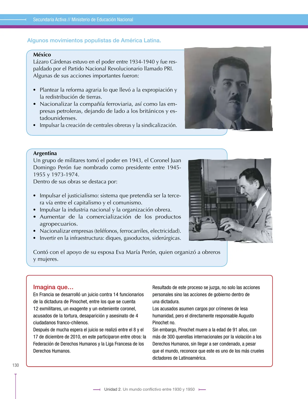 Página 130 de Ciencias Sociales 9° · Secundaria Activa