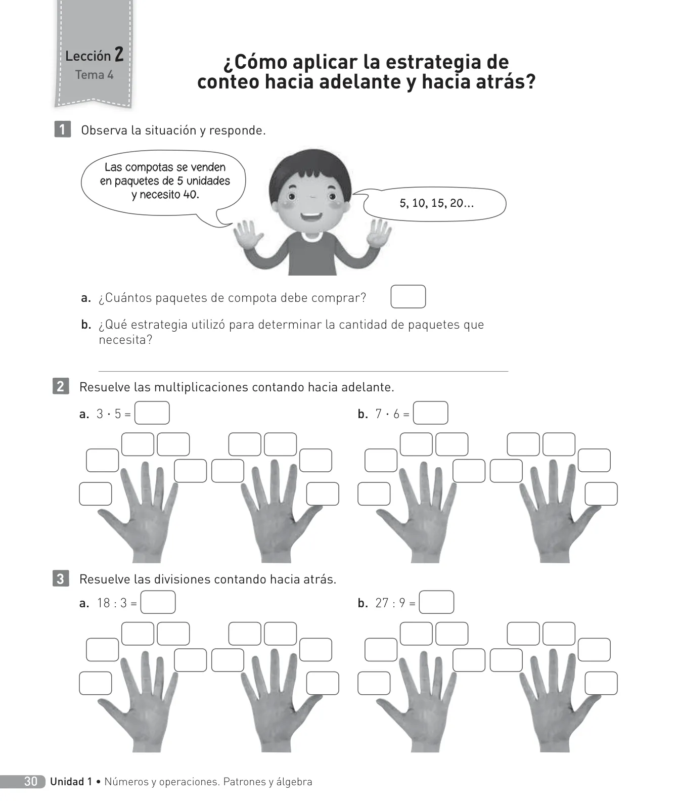 Miniatura página 31 de Matemática – Cuarto Básico | Texto del Estudiante MINEDUC – Descargar PDF · 2024