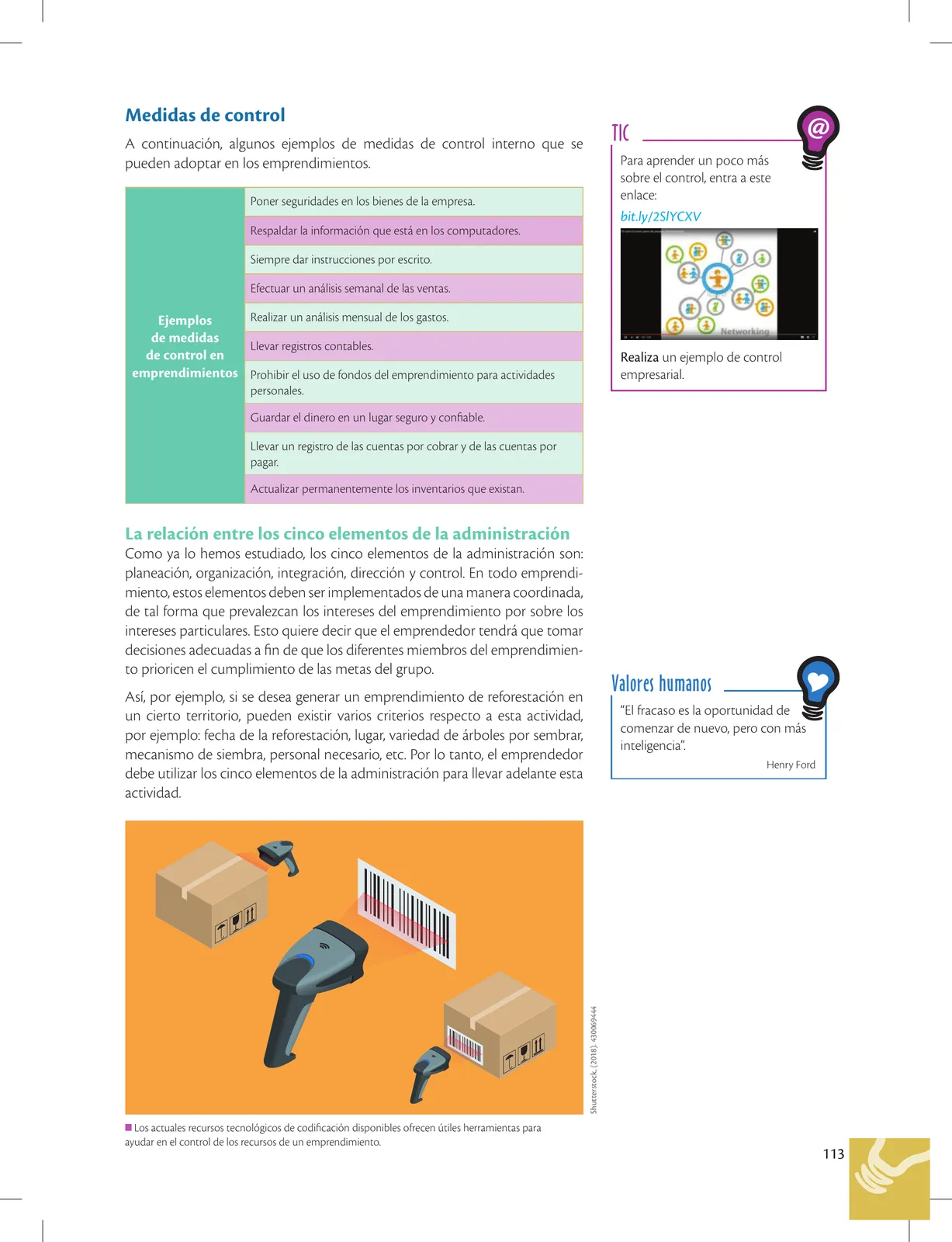 Página 113 de Emprendimiento Y Gestion · 2do BGU · 2019