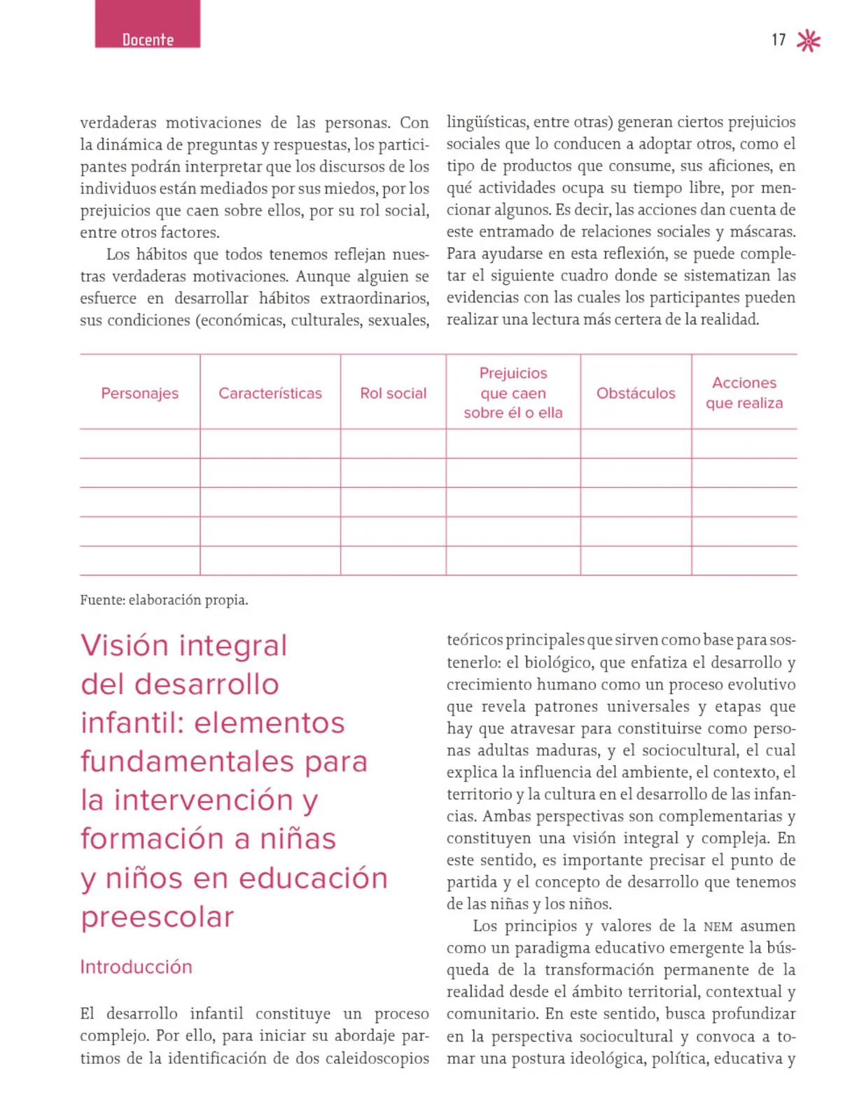 Página 18 de Un libro sin recetas para la maestra y el maestro. Fase 2 Libro de Educación Preescolar Grado 1°, 2°, 3° Ciclo Escolar 2025 - 2026