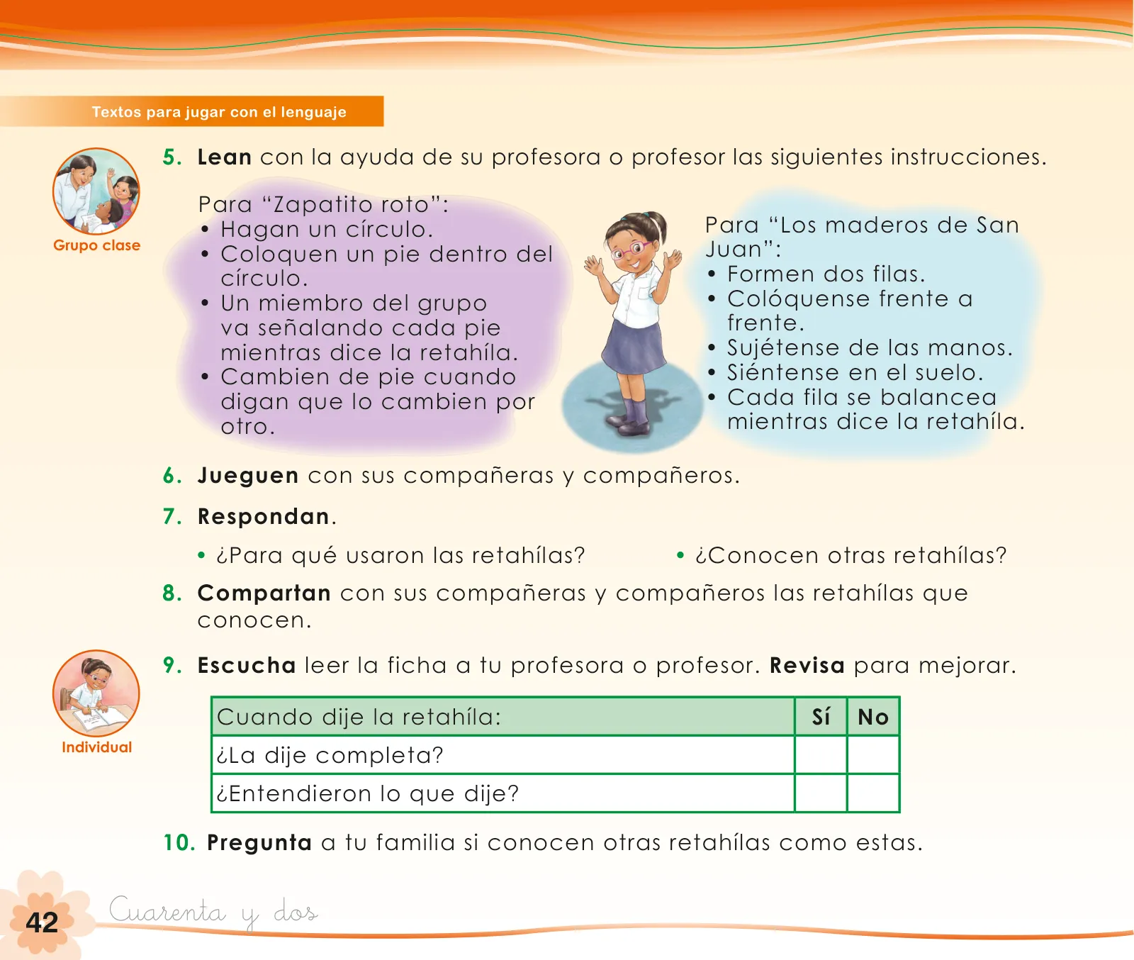 Miniatura página 44 de Comunicación 1 : cuaderno de trabajo para primer grado de Educación Primaria 2019 · 2019