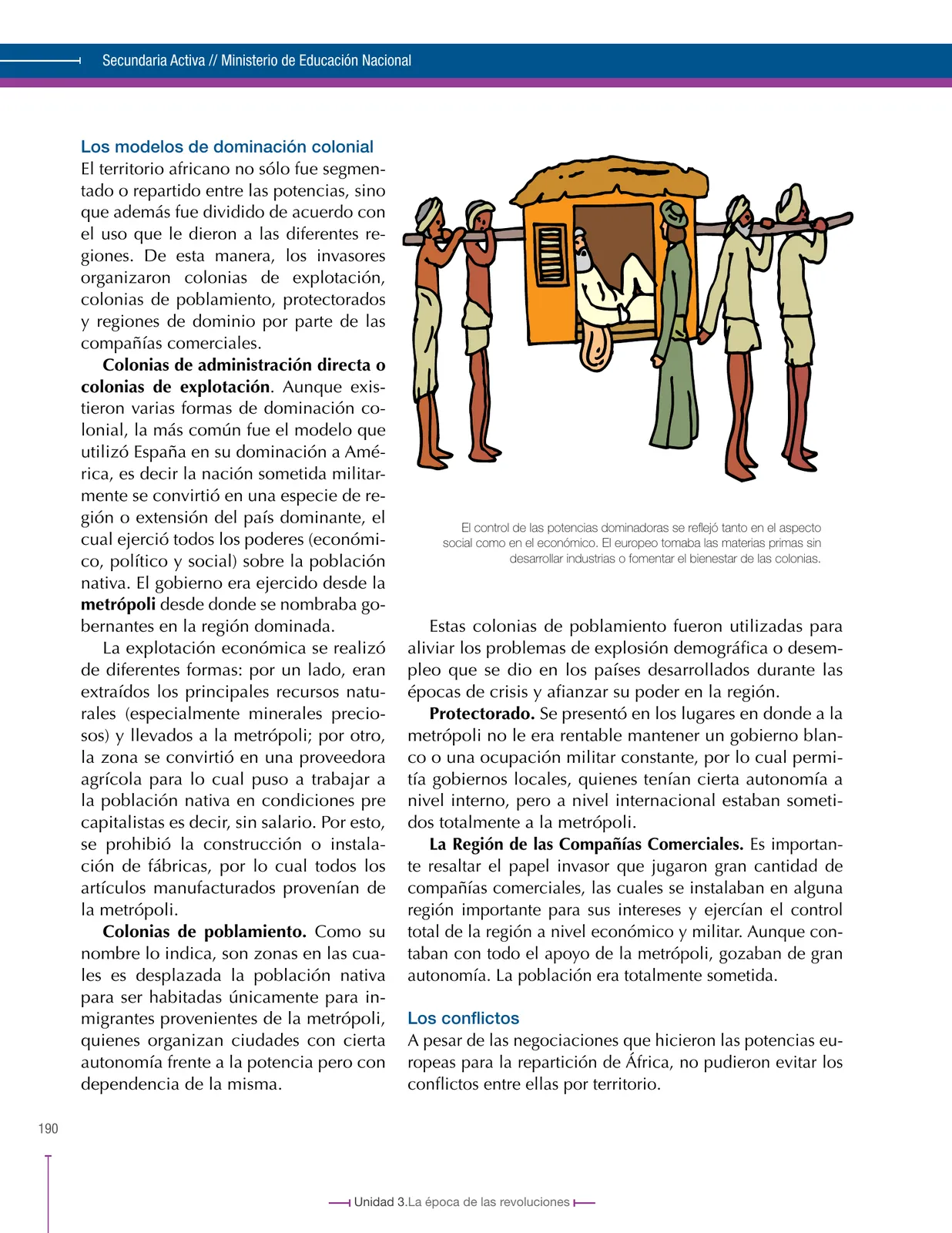 Página 190 de Ciencias Sociales 8° · Secundaria Activa
