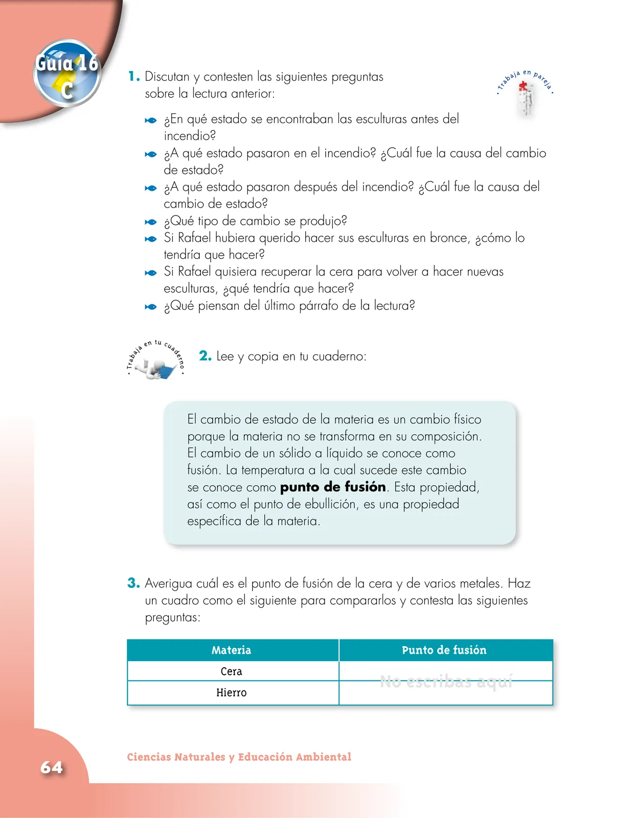 Miniatura página 64 de Ciencias Naturales 4° · Cartilla 02