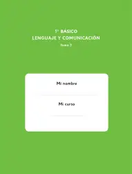 Página de Lenguaje y Comunicación – Primero Básico | Texto del Estudiante MINEDUC – Descargar PDF · 2024