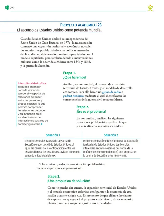 Página 221 de Colección Nanahuatzin. Nuestro libro de Proyectos. Tomo II. Libro de Educación Telesecundaria Grado 3° Ciclo Escolar 2025 - 2026