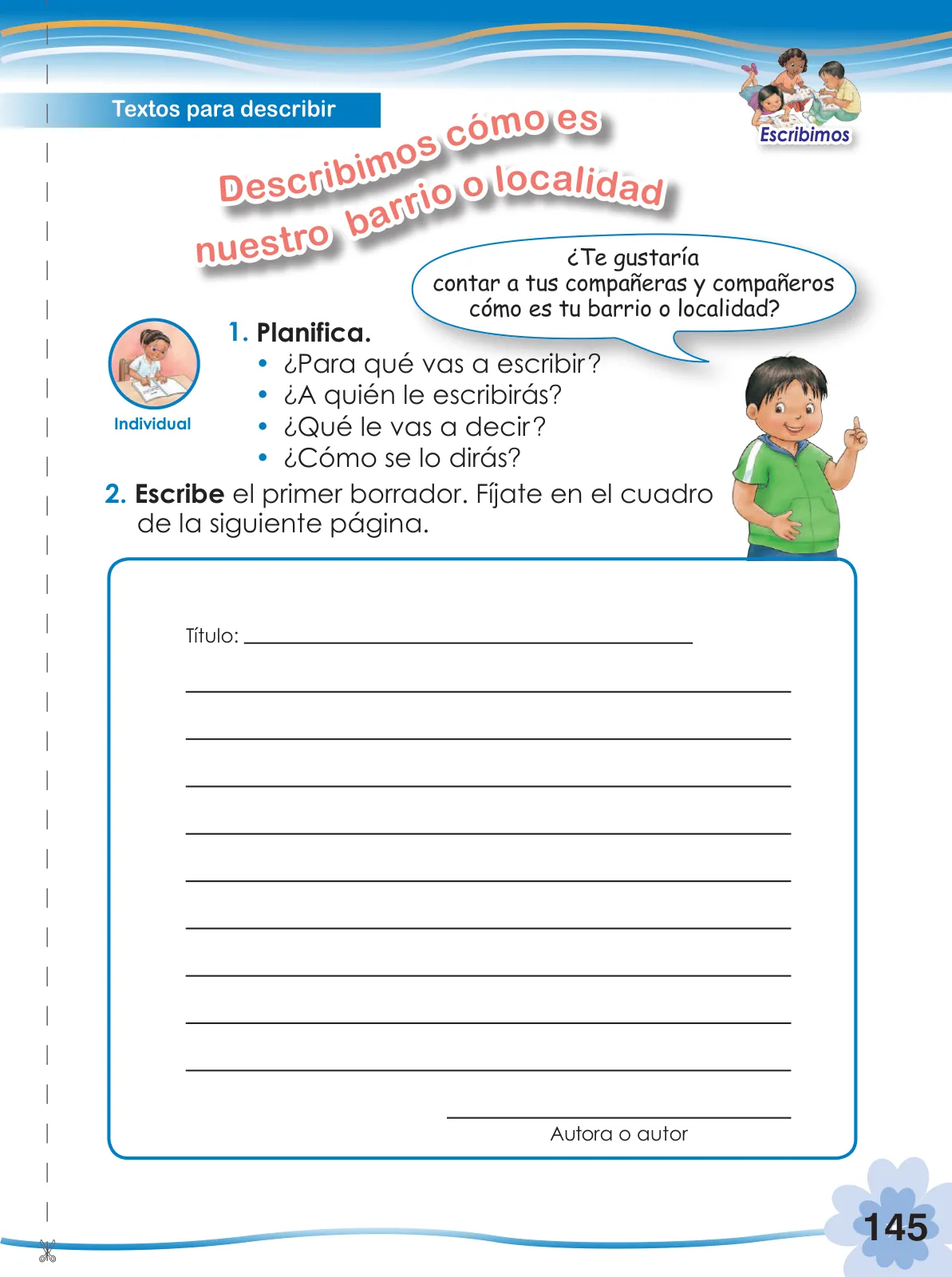 Miniatura página 147 de Comunicación 2 : cuaderno de trabajo para segundo grado de Educación Primaria 2019 · 2019