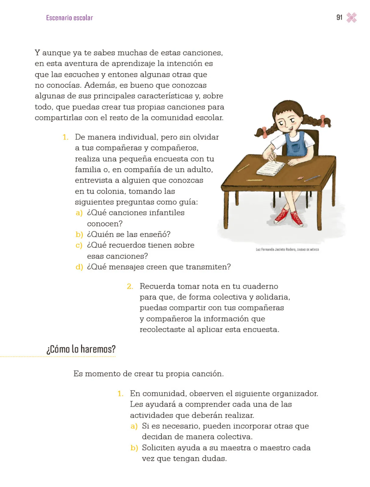 Página 94 de Proyectos Escolares. Libro de Educación Primaria Grado 3° Ciclo Escolar 2025 - 2026
