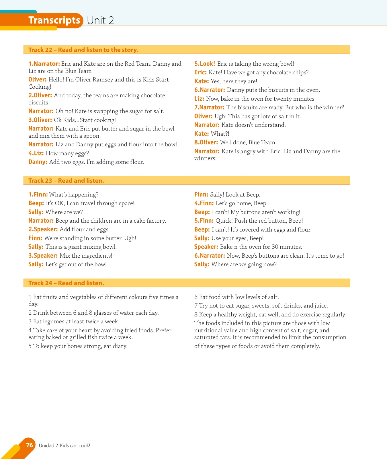 Miniatura página 78 de Inglés – Quinto Básico | Texto del Estudiante MINEDUC – Descargar PDF · 2024