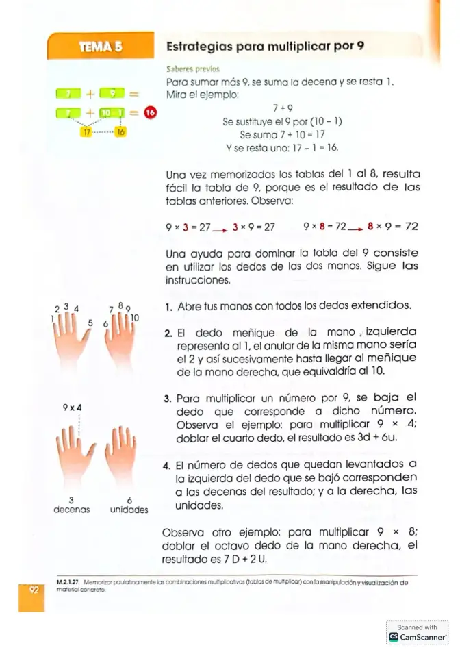 Página 92 de Matematica 4° · 2025