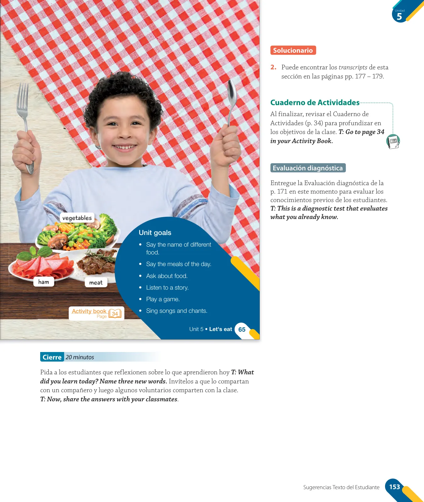 Página 17 de Inglés – Cuarto Básico | Texto del Estudiante MINEDUC – Descargar PDF · 2024