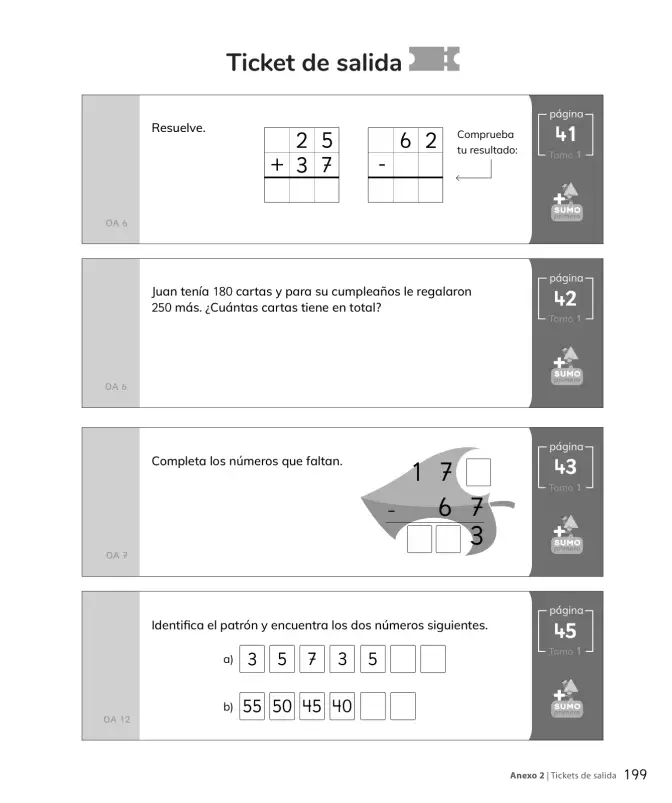 Página 201 de Sumo Primero – Tercero Básico | Texto del Estudiante MINEDUC – Descargar PDF · 2024
