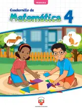 Portada de Cuadernillo de Matemática 4, cuarto grado de Primaria · 2023