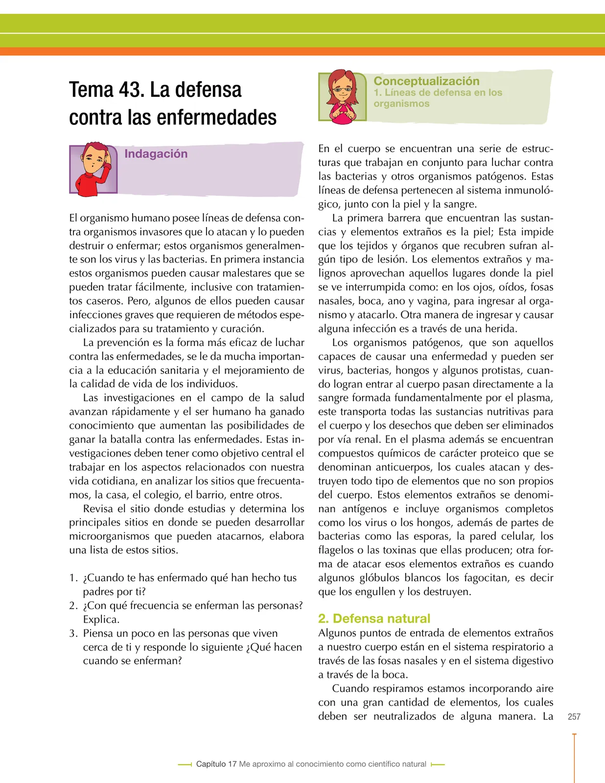 Miniatura página 257 de Ciencias Naturales 8° · Secundaria Activa