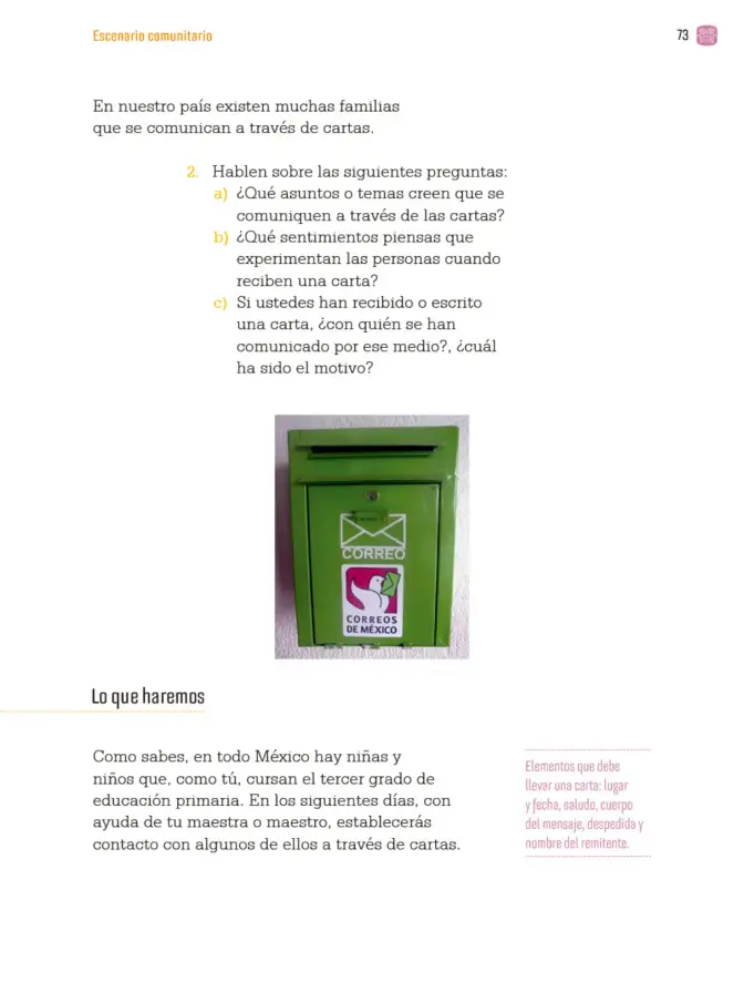 Página 76 de Proyectos Comunitarios. Libro de Educación Primaria Grado 3° Ciclo Escolar 2025 - 2026
