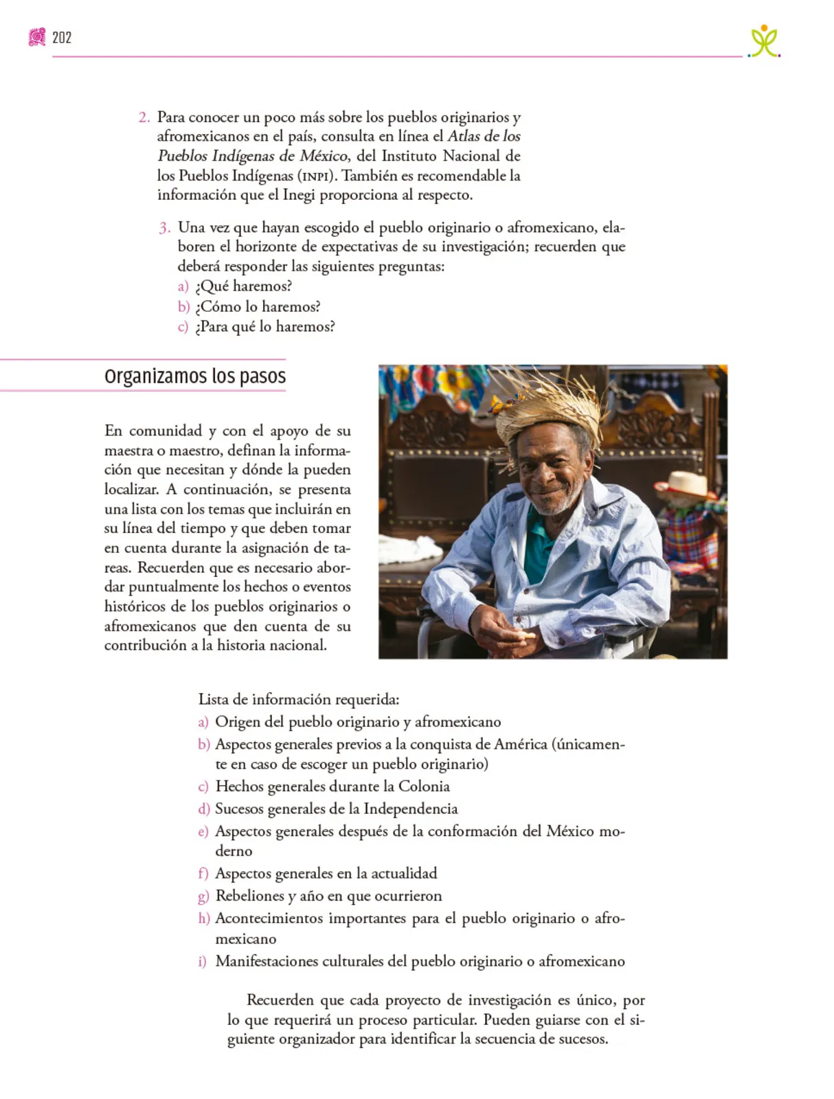 Miniatura página 203 de Colección Ximhai. Nuestro libro de proyectos.   Libro de Educación Secundaria Grado 1°  Ciclo Escolar 2025 - 2026