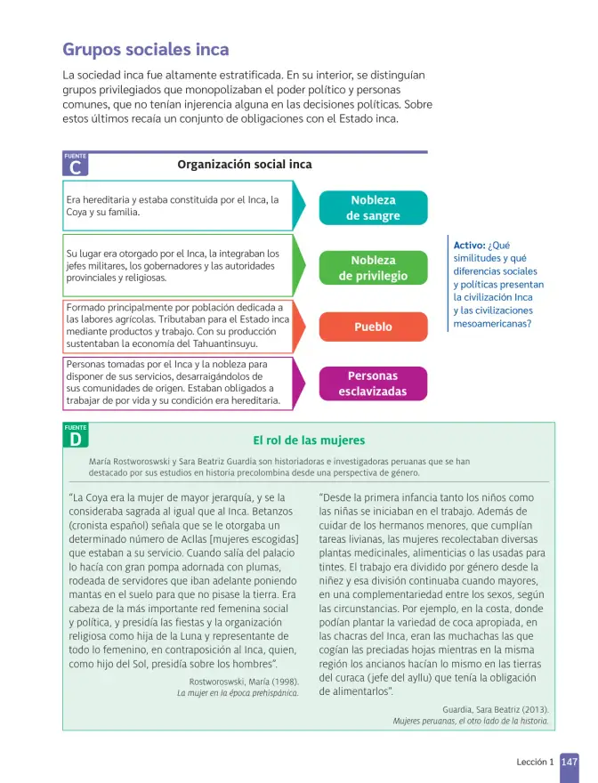 Página 149 de Historia, Geografía y Ciencias Sociales – Séptimo Básico | Texto del Estudiante MINEDUC – Descargar PDF · 2024