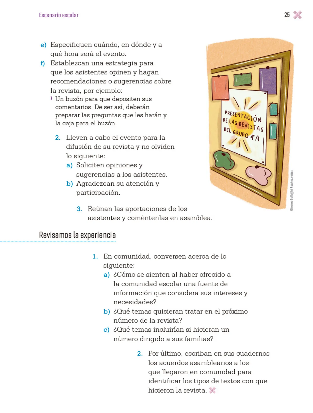 Página 28 de Proyectos Escolares.   Libro de Educación Primaria Grado 4°  Ciclo Escolar 2025 - 2026