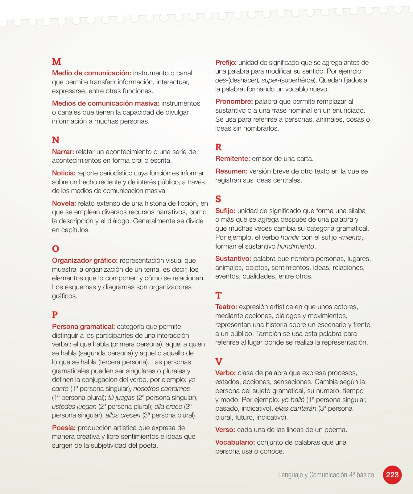 Miniatura página 225 de Lenguaje y Comunicación – Cuarto Básico | Texto del Estudiante MINEDUC – Descargar PDF · 2024