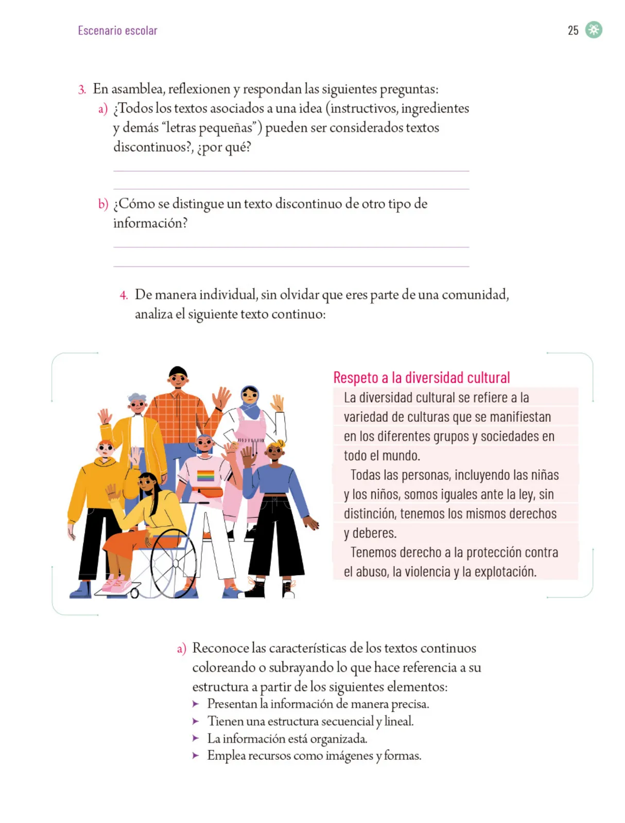 Página 28 de Proyectos Escolares. Libro de Educación Primaria Grado 5° Ciclo Escolar 2025 - 2026