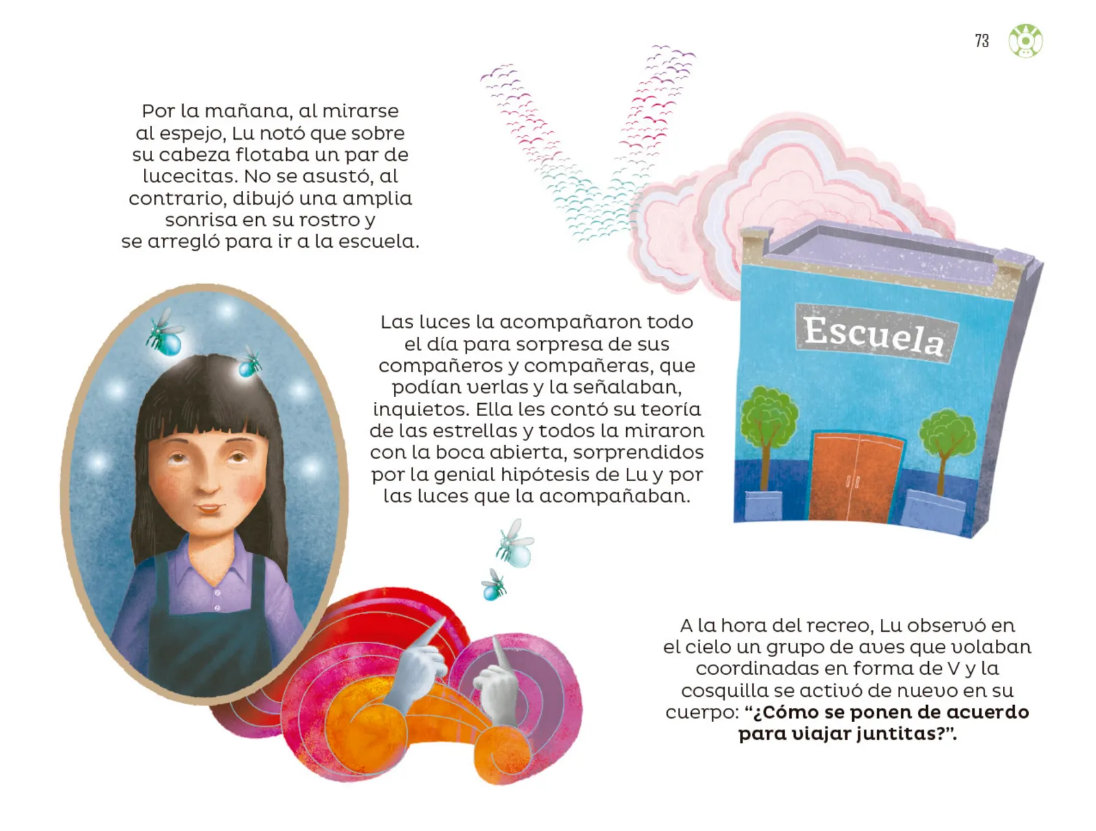 Miniatura página 74 de Múltiples lenguajes.   Libro de Educación Preescolar Grado 3°  Ciclo Escolar 2025 - 2026