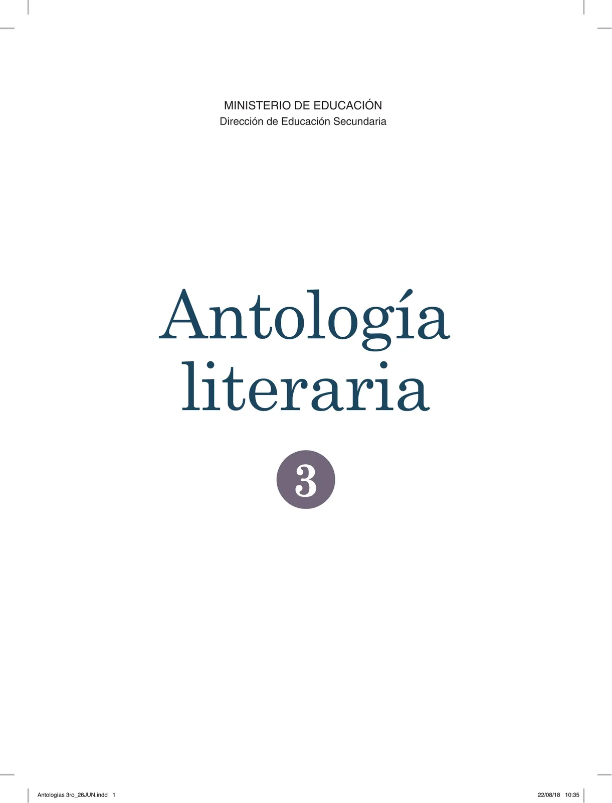 Página 2 de Antología literaria 3 · 2018