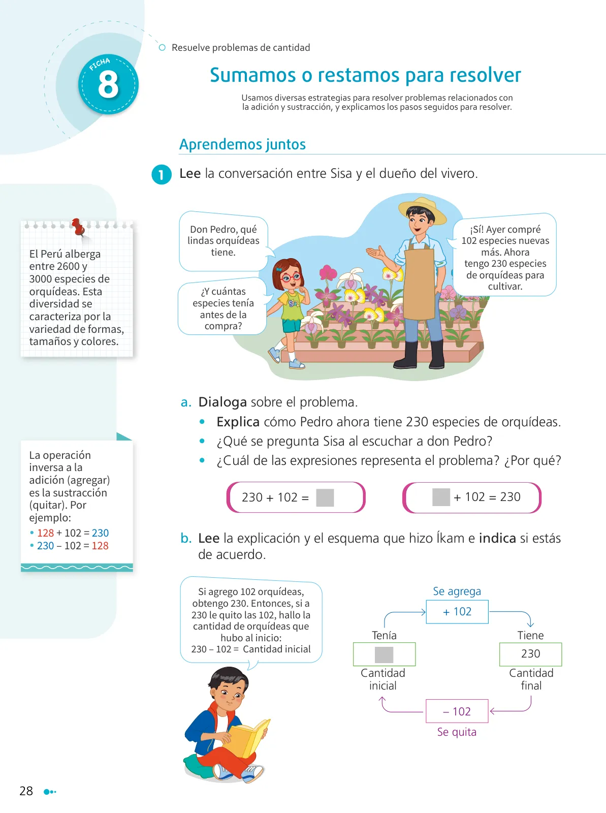 Página 30 de Texto de Matemática 4. Cuarto grado de Primaria · 2024