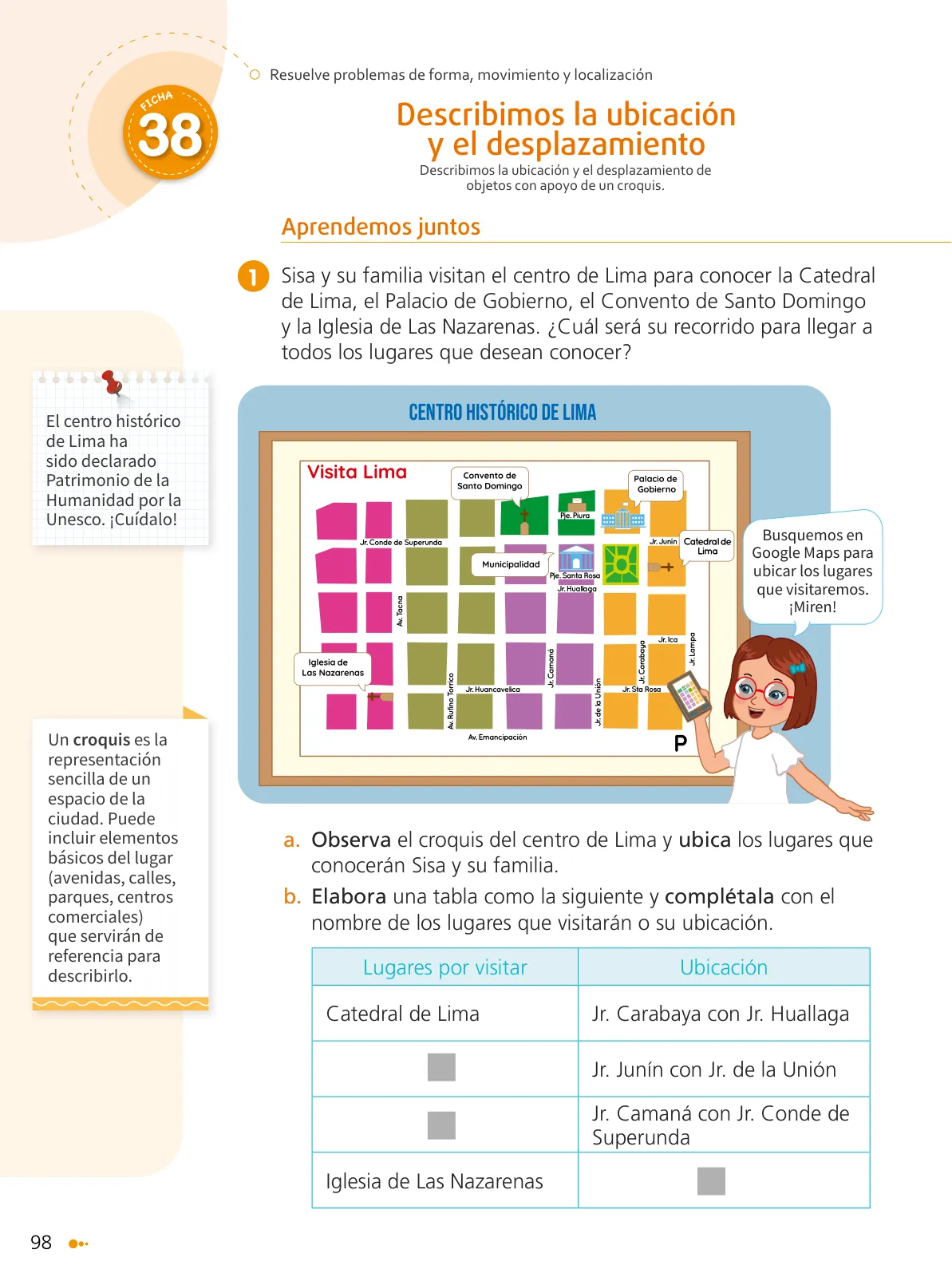 Página 100 de Texto de Matemática 4. Cuarto grado de Primaria · 2024