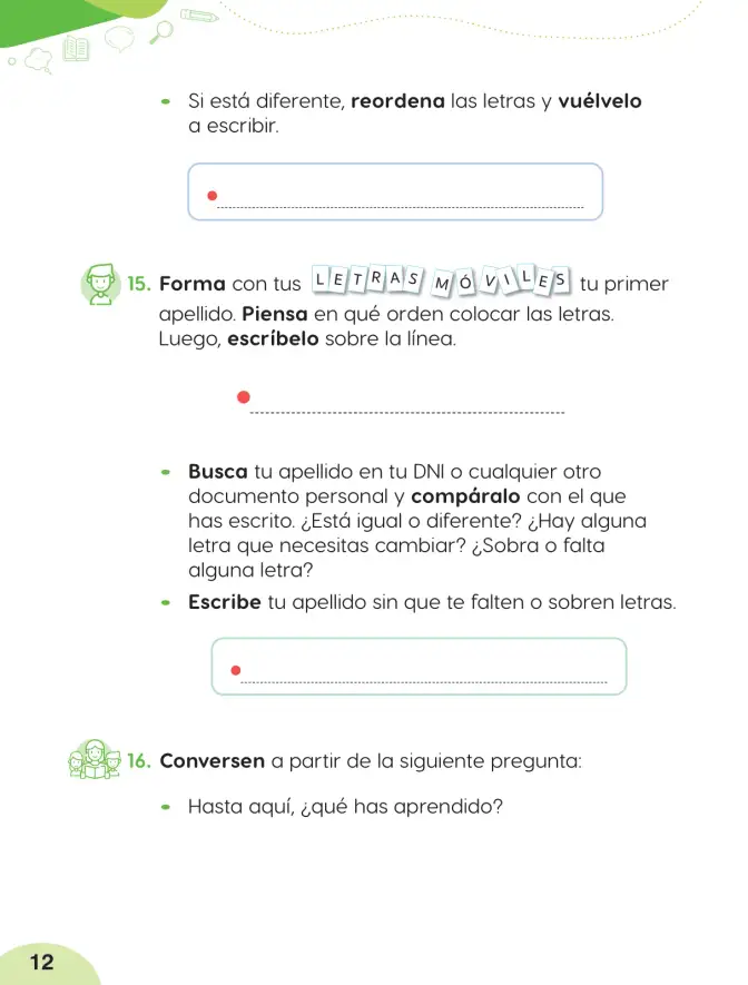 Página 14 de Cuadernillo de Comunicación 2, segundo grado de Primaria · 2023