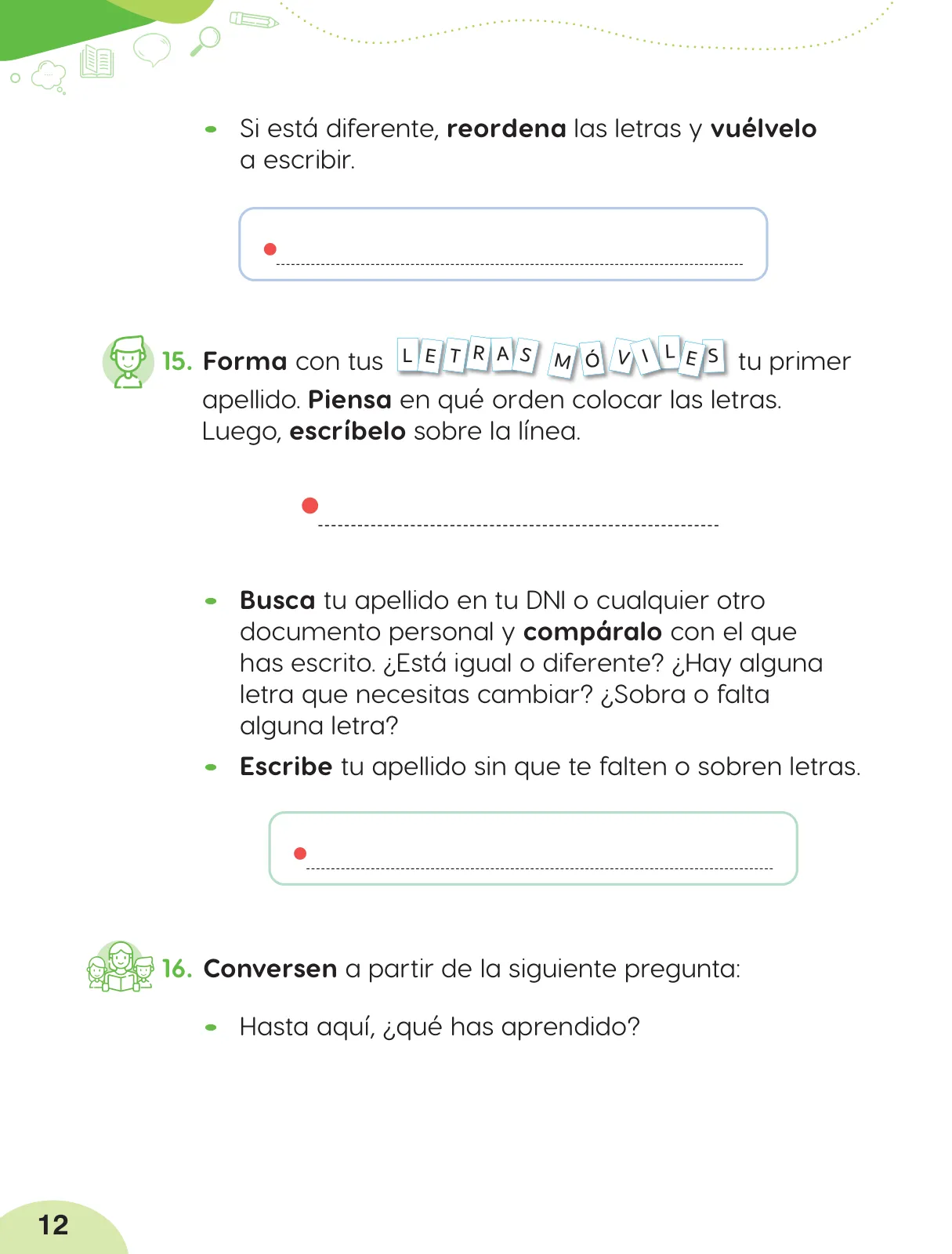 Miniatura página 14 de Cuadernillo de Comunicación 2, segundo grado de Primaria · 2023
