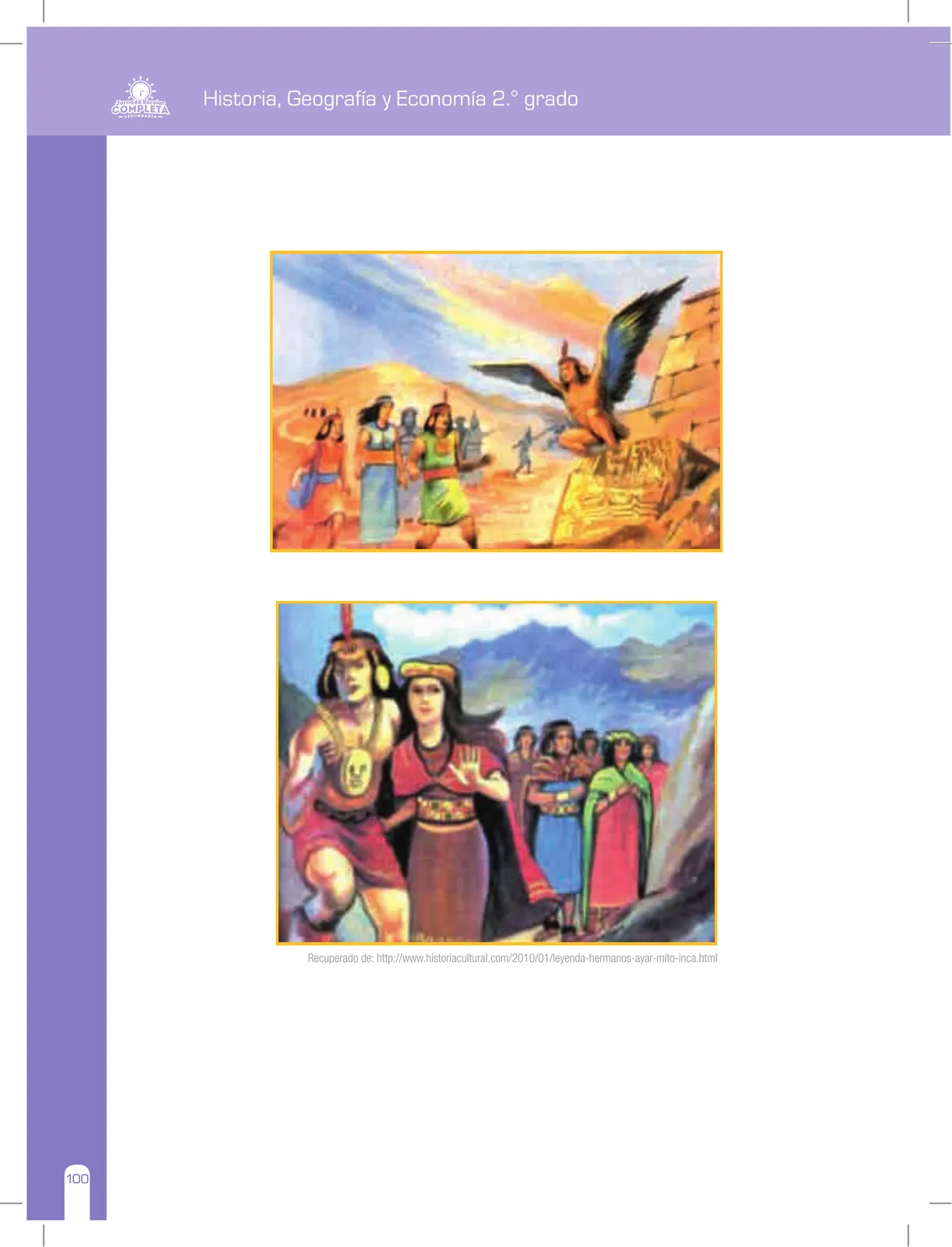 Página 100 de Historia, Geografía y Economía 2 : cuaderno de reforzamiento pedagógico - JEC · 2016