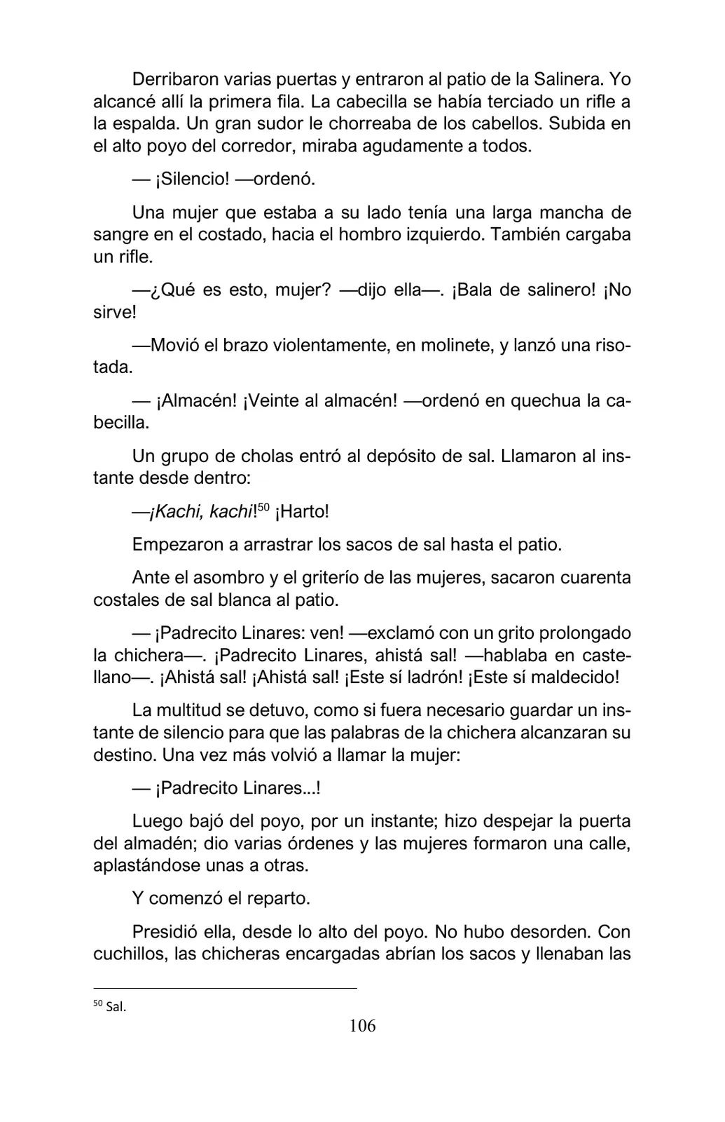 Página 106 de Arguedas, entre el fuego y el amor : textos seleccionados para estudiantes de Educación Básica · 2021