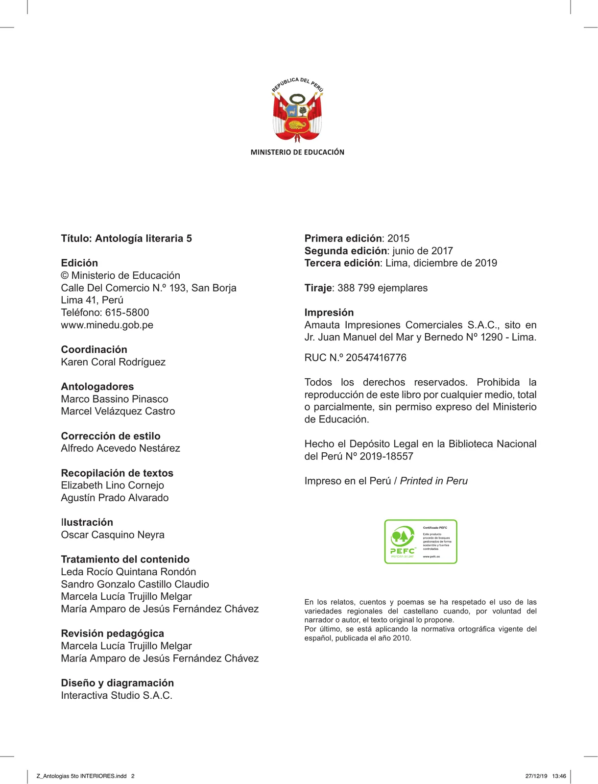 Miniatura página 4 de Antología literaria 5 · 2019